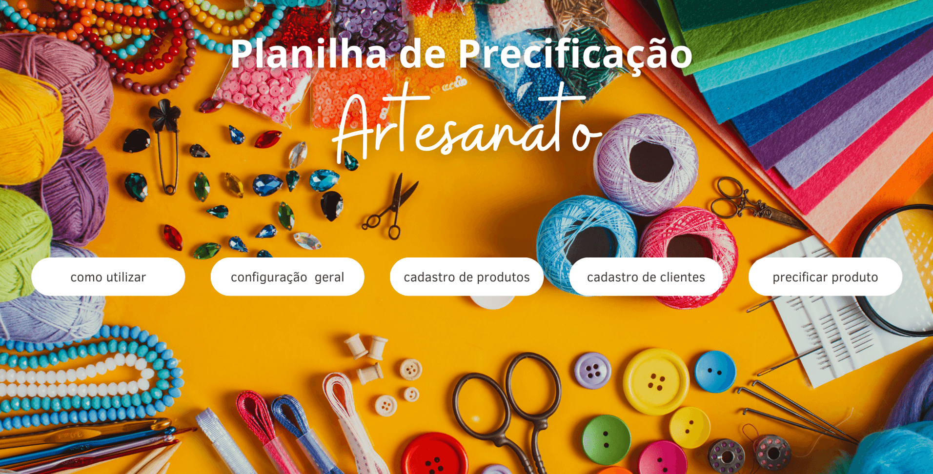 Planilha de Precificação para Artesanato 1.0